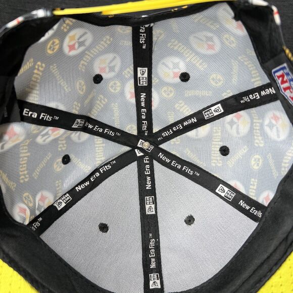 New Era Mens Pittsburgh Steelers All Over Print Hat Cap Snap Back NFL Football - Picture 6 of 9